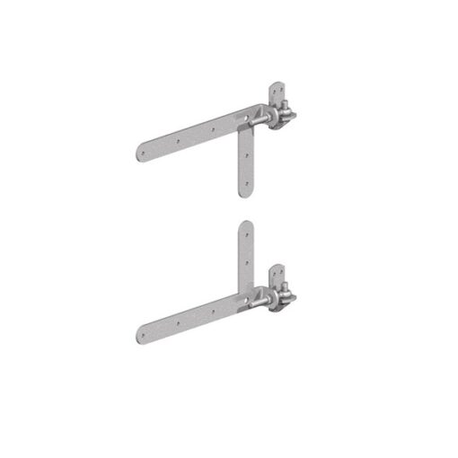 ADJUSTABLE BRACED BANDS AND HOOKS ON PLATE 14″ IR92