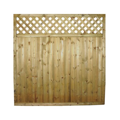 TONGUE & GROOVE LATTICE TOP PANEL 1.8M X 1.8M 6x6 DP07