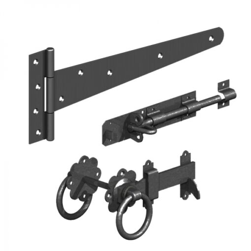 Ring Latch Gate Kit Black