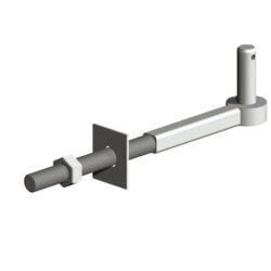Timberstore Hook To Bolt Adjust. 13.5" 3/4" Galv pin