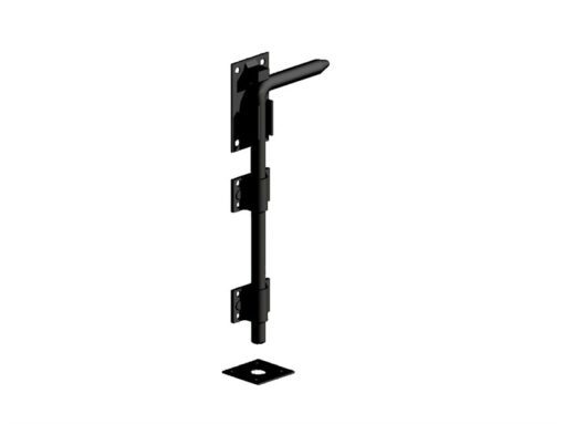 Timberstore Black Garage Door Bolt 18"