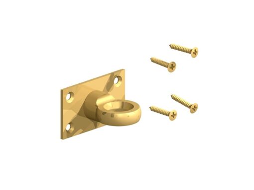 Timberstore Brass Eye Plate For Brass Hook