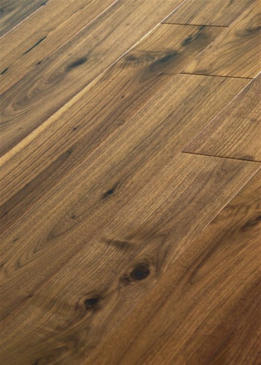 Manor Walnut Multi-Ply Lacquered Flooring 18 x 150 mm (£64.80m2, 1.98 m2 in pack)