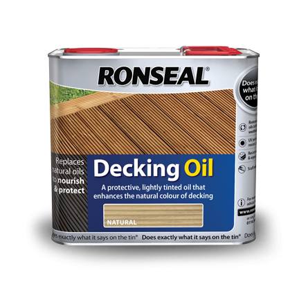Ronseal Decking Oil Natural Ltr Ronseal Decking Oil Natural Ltr