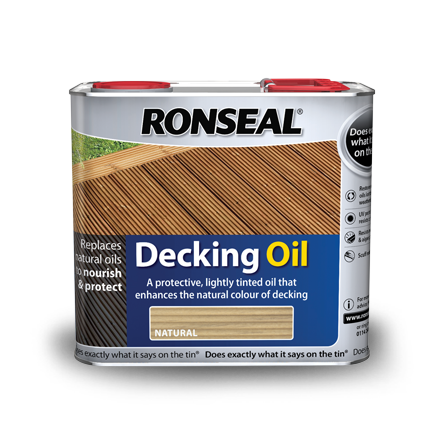 Ronseal Decking Oil Natural/Natural Pine 5ltr - Timberstore