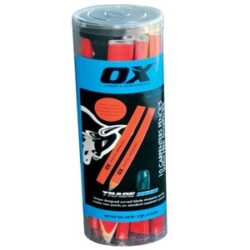 OX Trade Medium Red/G Carpenters Pencils 10PK