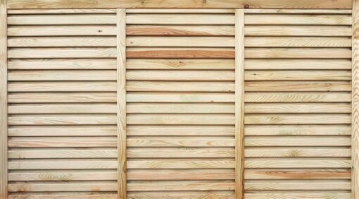 DOUBLE SIDED SLATTED PANEL 1.8M X 1.8M DP01