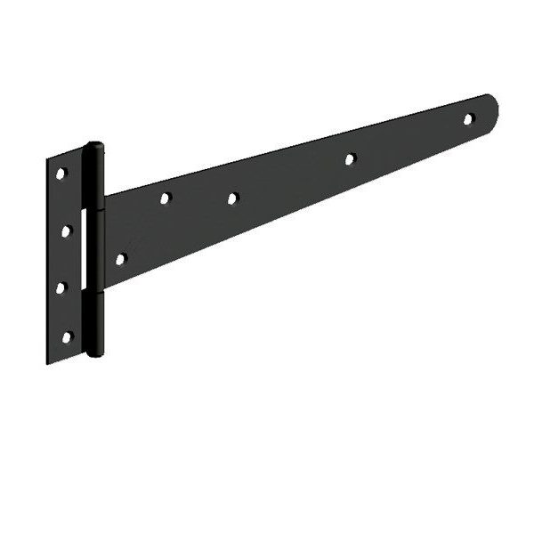 Black T Hinges Pair