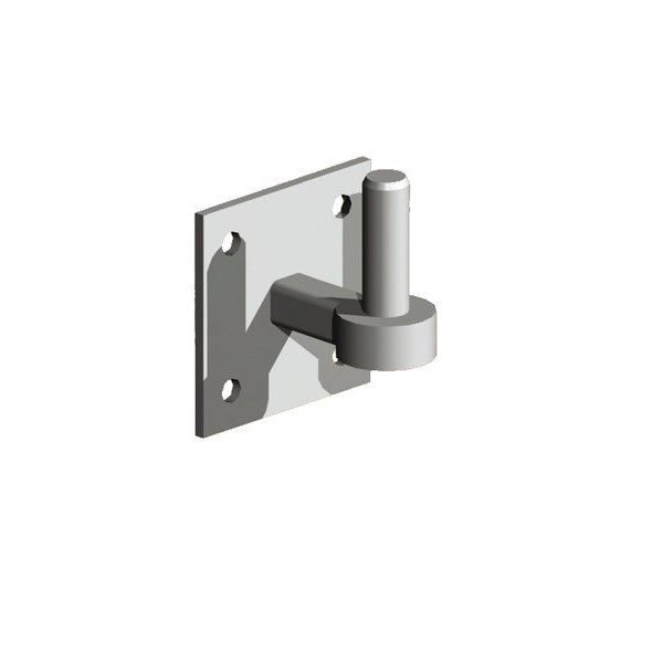 3/4" Pin On 4" Plate