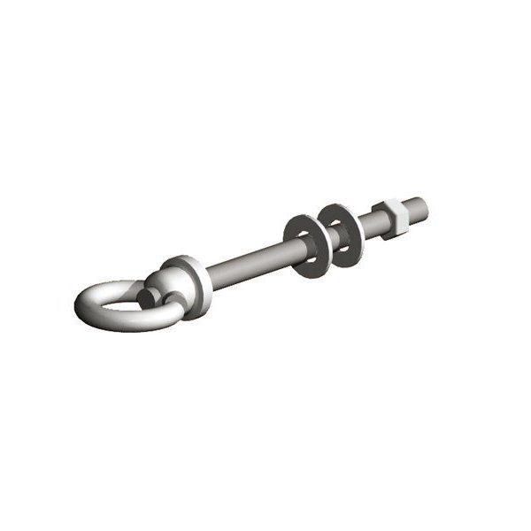 Welded Eyebolt M8 X 200MM Galvanised