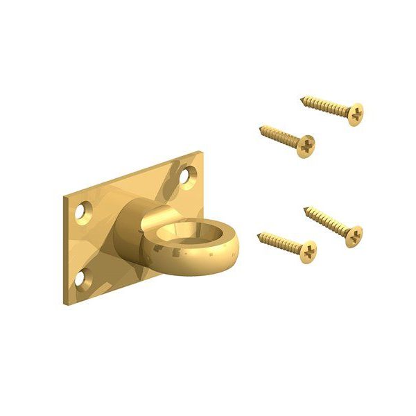 Brass Eye Plate For Brass Hook