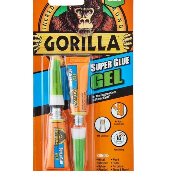 Gorilla Super Glue Gel 2x 3g
