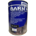 Tin of BEDEC Barn Paint Satin Black