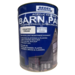 BEDEC BARN PAINT Country Cream Semi Gloss Finish