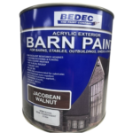 BEDEC BARN PAINT Jacobean Walnut Semi Gloss Semi-Transparent Stain