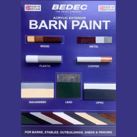 BEDEC Barn Paint - color examples