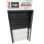 Rebated Featheredge Q-Clad colours Timberstore display