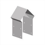 Birds Mouth Strap Galvanized - Image 3