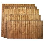 Brown Close Board Heavy Duty Featheredge Panel