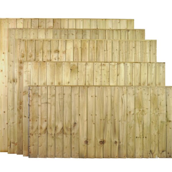 Green Close Board Heavy Duty Featheredge Panel