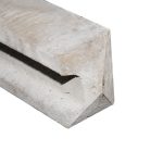 Concrete Slotted End Post