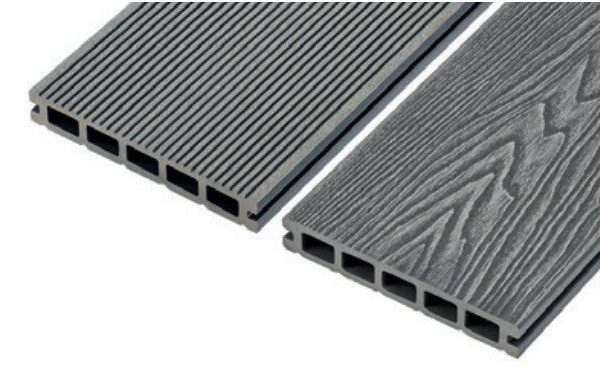 Cladco Composite Decking Board 3.6m - Stone Grey