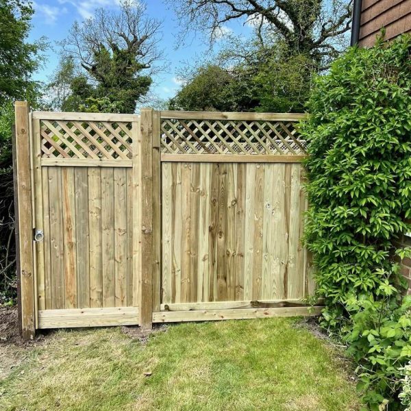Tongue & Groove Lattice Top Gate 1.8M X 0.9M