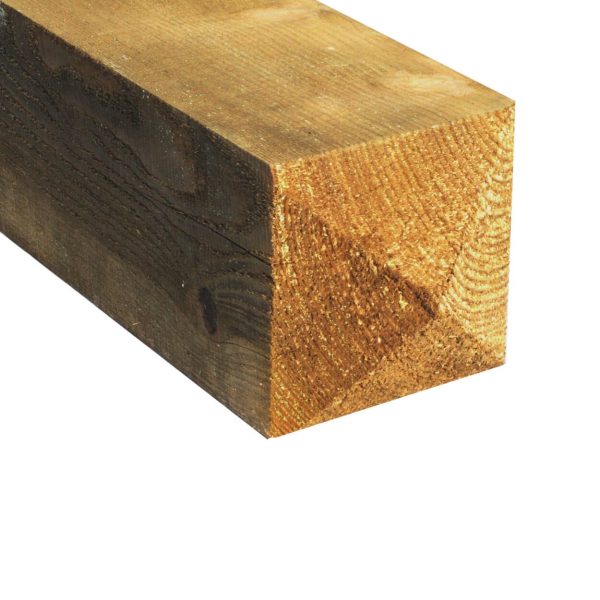 Gate Post 4 Way Weathered