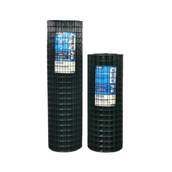 Green PVC Coated Weldmesh 50MM X 50MM 25M Roll