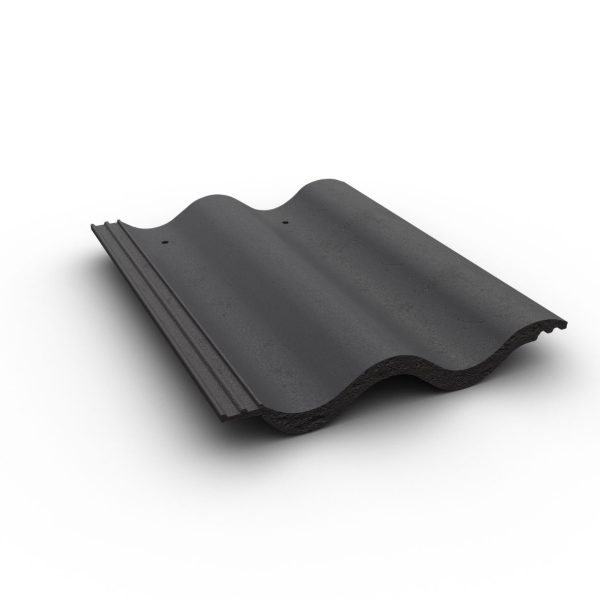 Round Top Concrete Roof Tile - Full Pack