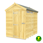 5ft wide Apex Roof Security Shed with Optional Windows