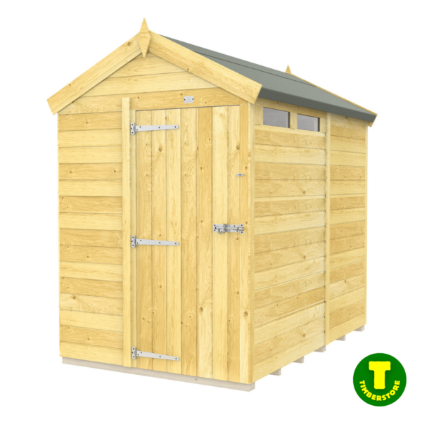 5ft wide Apex Roof Security Shed with Optional Windows