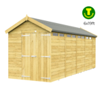 6ft Wide Apex Roof Security Shed with Single or Double Doors with Optional Windows - Image 19