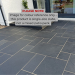 Black Limestone Paving Slabs 15m2 Pack