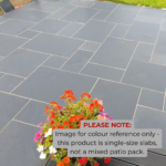 Black Limestone Paving Slabs 15m2 Pack - Image 2