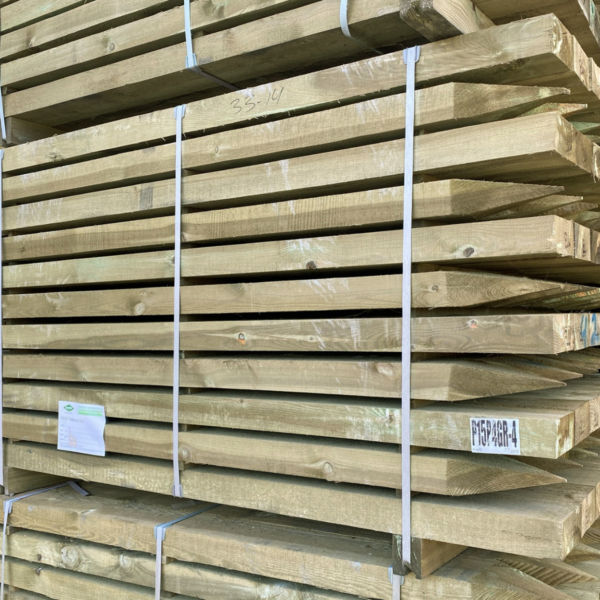 Pointed Post 1.8m x 75x150mm