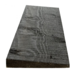 Q-Clad painted black featheredge cladding close-up showing profile and finish - Timberstore