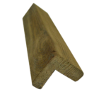 Treated softwood corner cover trim 44x44mm - front view - Timberstore