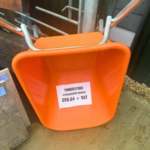 100 Litre Heavy Duty Orange Wheelbarrow with Flatproof Wheel - Image 2